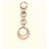 Image 11 : Concentric Circles Drop Pendant with Diamonds and Pearls