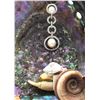 Image 9 : Concentric Circles Drop Pendant with Diamonds and Pearls