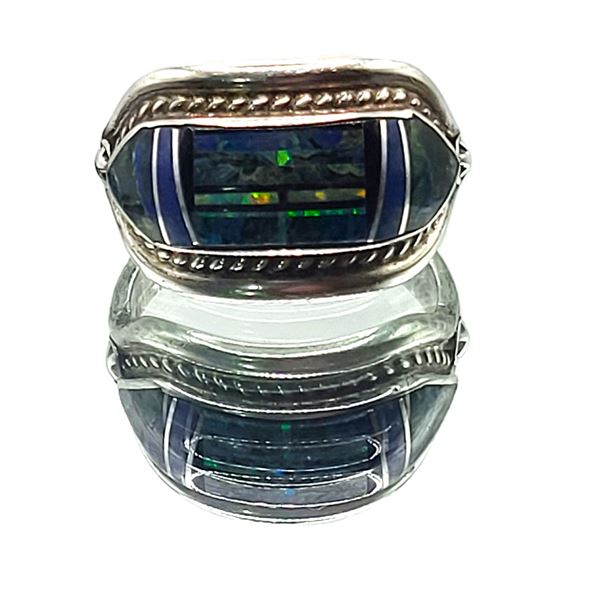 Francisco Albert Navajo Inlay Multi-Stone Ring