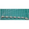 Image 7 : Sterling Silver Cowrie Shell Link Bracelet