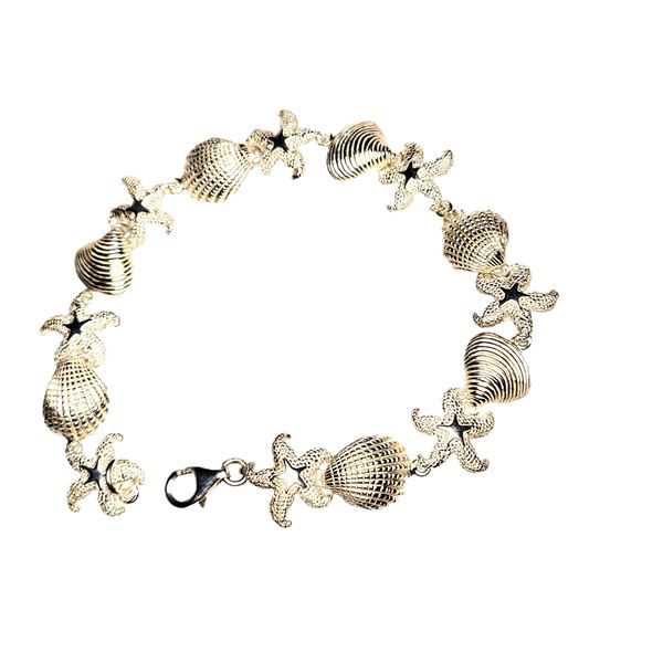 Seashells, Sand Dollars, Starfish, and Scallops Bracelet