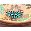 Image 4 : P. Jones Navajo Petit Point Turquoise Cuff .925