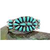 Image 5 : P. Jones Navajo Petit Point Turquoise Cuff .925