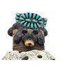 Image 9 : P. Jones Navajo Petit Point Turquoise Cuff .925