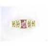 Image 5 : Ruby and Diamond Terraced Pyramid Ring