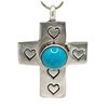 Image 2 : Signed Ruth Ann Begay Turquoise Cross Navajo