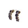 Image 4 : 14K Tanzanite Half-Hoop Earrings
