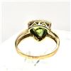 Image 5 : Fancy Trilliant-Cut Peridot Ring