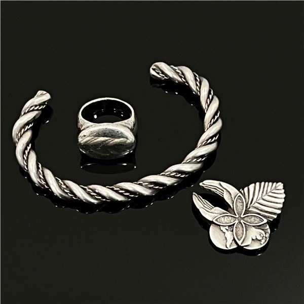 Jewelry Set- Bracelet, Brooch, Ring