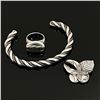 Image 1 : Jewelry Set- Bracelet, Brooch, Ring