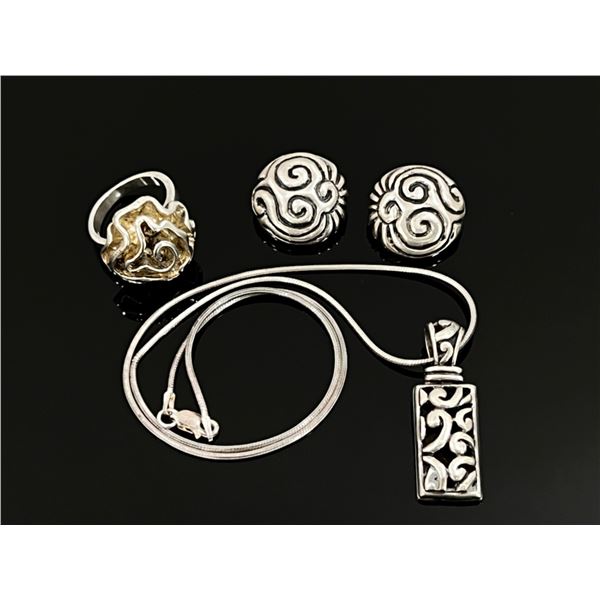 Jewelry Set- Necklace, Ring, Earrings