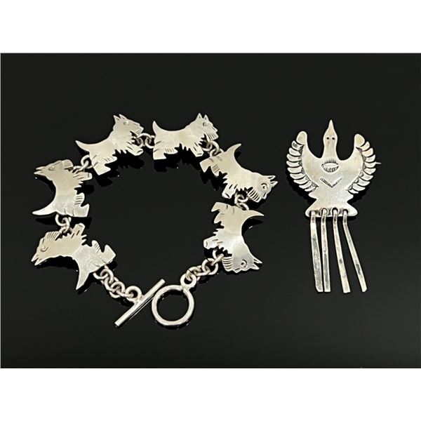 Jewelry Set- Bracelet, Brooch