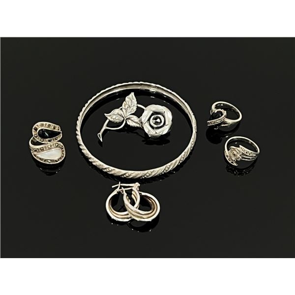 Jewelry Set- Bracelet and Ring, Earrings