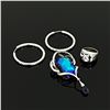Image 1 : Jewelry Set- Pendant and Earrings, Ring