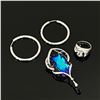 Image 2 : Jewelry Set- Pendant and Earrings, Ring