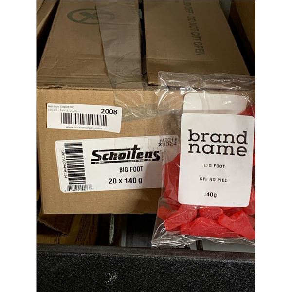 Scholtens Big Foot Candy 140g x 20