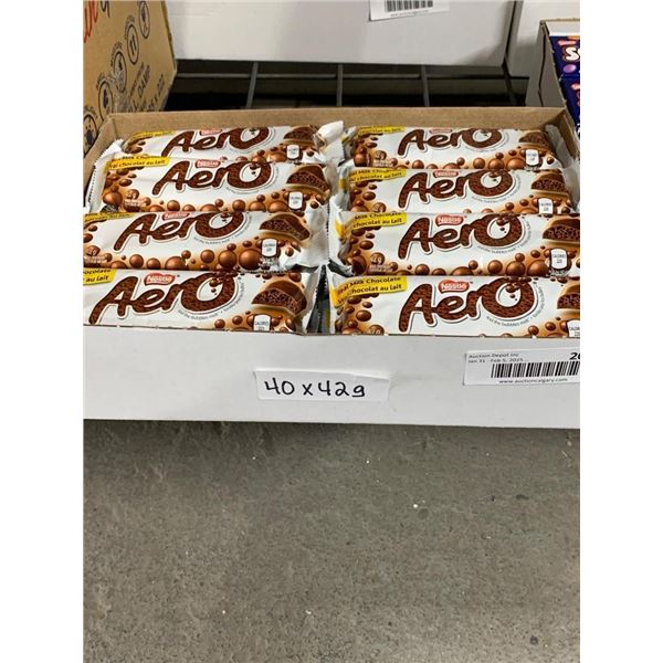 Nestle Aero Milk Chocolate Bars 40-Pack, 42g Each