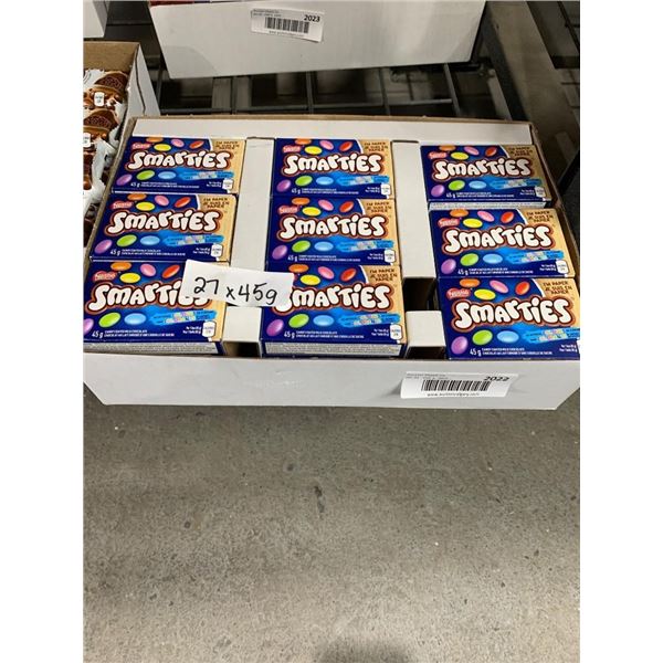 Nestle Smarties Boxes, 45g x 27