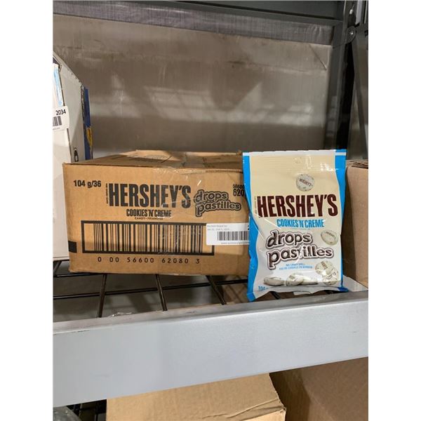 Hershey’s Cookies ‘N’ Creme Drops Pastilles, 104 g, x 36