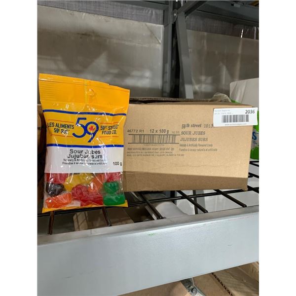 59th Street Food Co. Sour Jubes 100g x 12