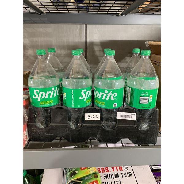 Sprite 2L Bottles, Pack of 8, Lemon-Lime Soda