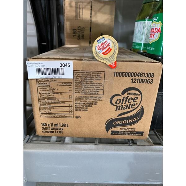 Nestle Coffee-Mate Original Creamer Pack, 180 Cups x 11ml