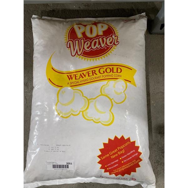 Pop Weaver Weaver Gold Gourmet Popping Corn 35lb Bag
