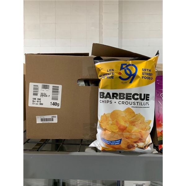 59th Street Food Co. Barbecue Chips 16 x 140g