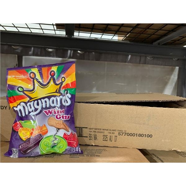 Maynards Wine Gums 154g Bag x 12