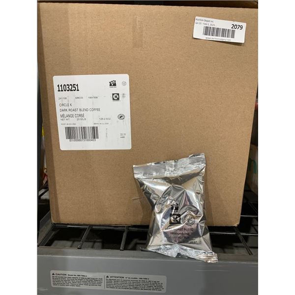 Circle K Dark Roast Coffee Blend 128 x 2.5oz