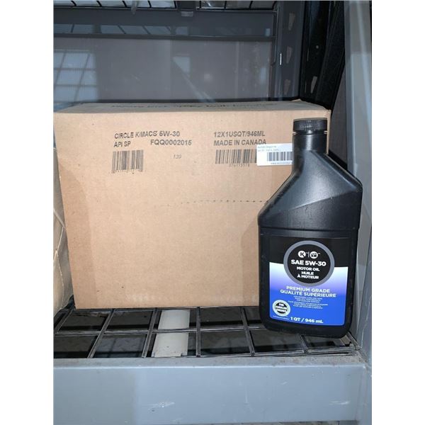 Circle K SAE 5W-30 Premium Motor Oil, 12 x 946ml