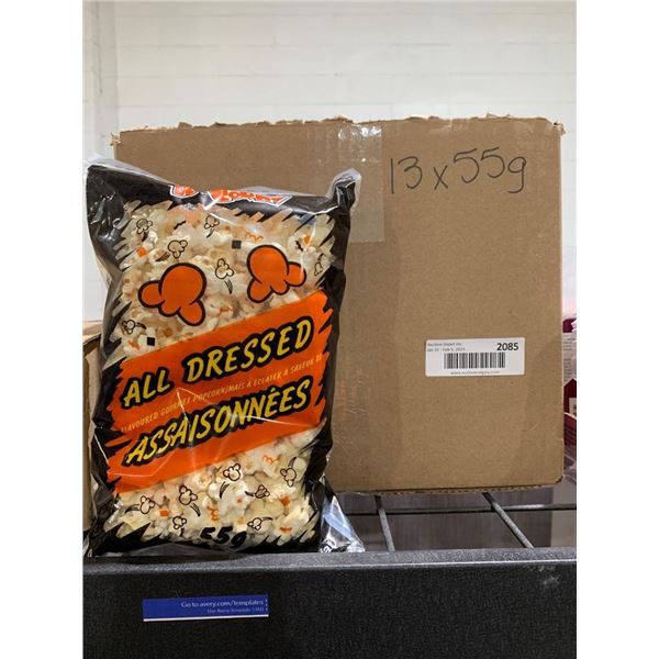All Dressed Popcorn Pack, 13 x 55g Bags
