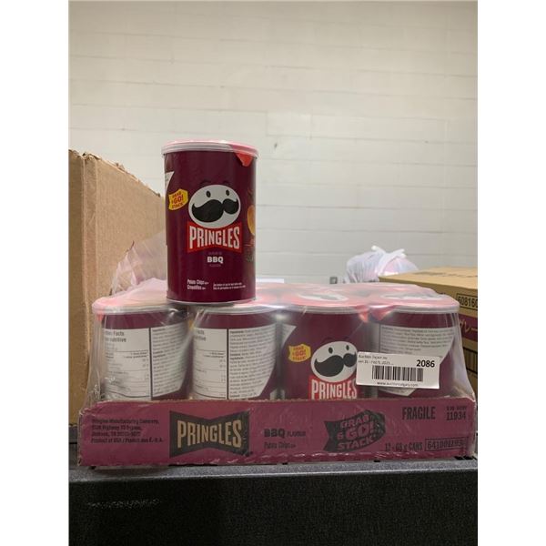Pringles BBQ Grab & Go Cans, 12 x 68g
