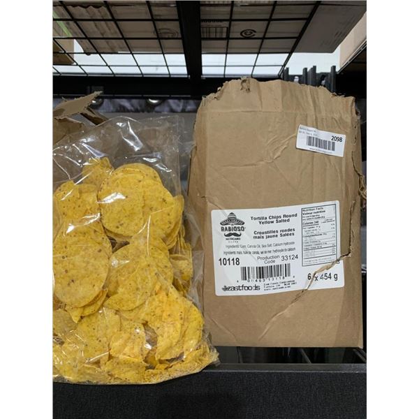 Rabioso Tortilla Round Corn Salted 6 x 454g