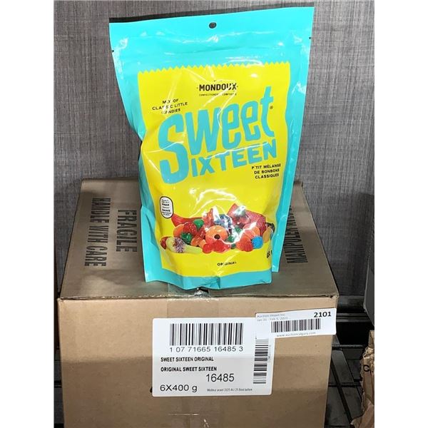 Sweet Sixteen Candy 6 Bags of 400g