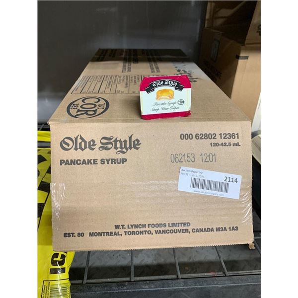 Olde Style Pancake Syrup Portion Cups – Case Of 120 x 42.5ml