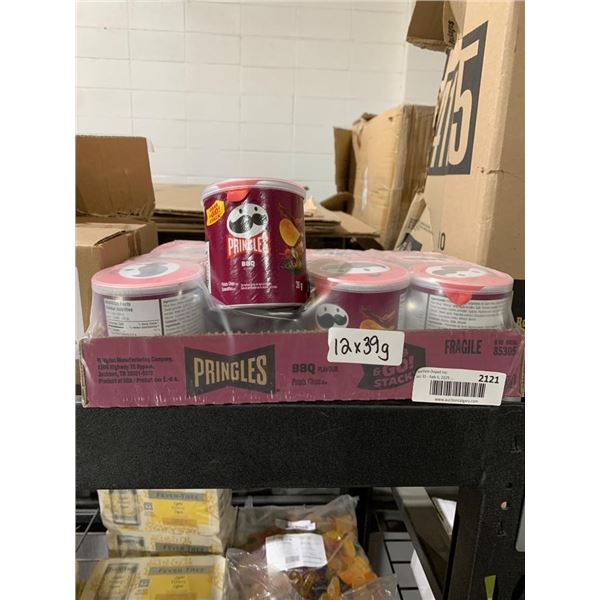 Pringles BBQ Flavour 12-Pack (39g Each)