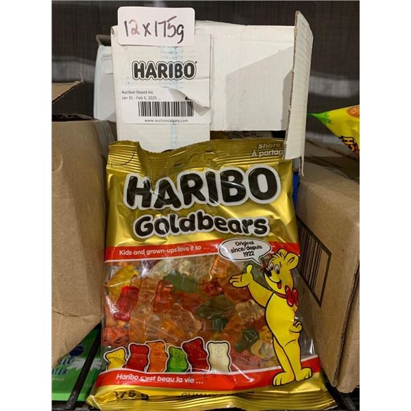 Haribo Goldbears Gummy Candy, 12 x 175g Packs