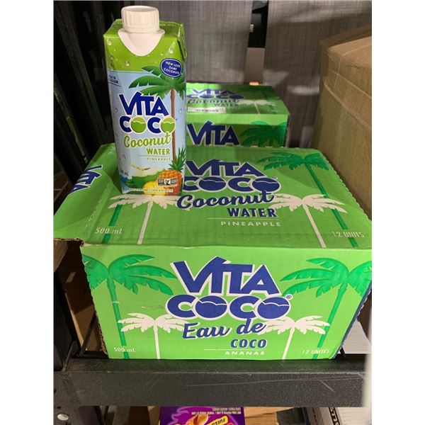 Vita Coco Coconut Water Pineapple, 12-Pack, 500 mL Each