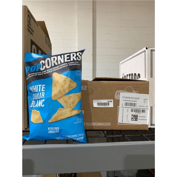 PopCorners White Cheddar Chips, 7 Oz Bag, Case of 12