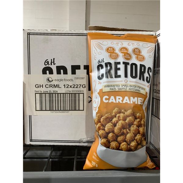 G.H. Cretors Caramel Popcorn, 227g Bags (12-Pack)