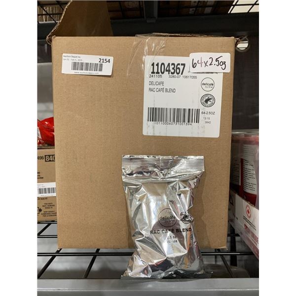 Delicate Cafe RAC Cafe Blend Coffee Packets 2.5 oz