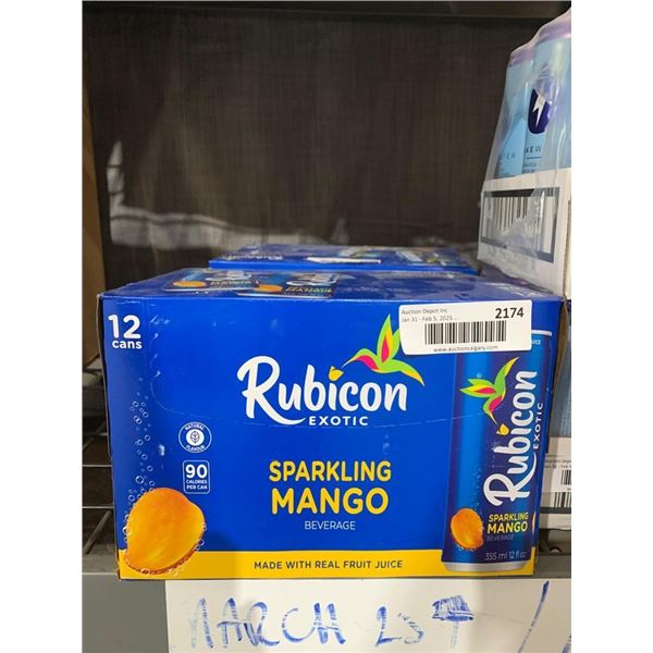 Rubicon Sparkling Mango 12-Pack Beverage Set