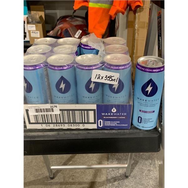 WakeWater Blackberry 12×355 ml Caffeinated Beverage