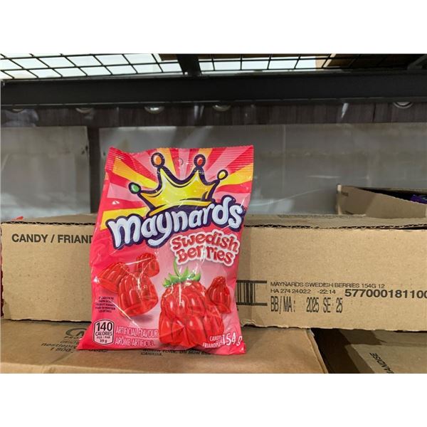 Maynards Swedish Berries Candy, 154 g x 12