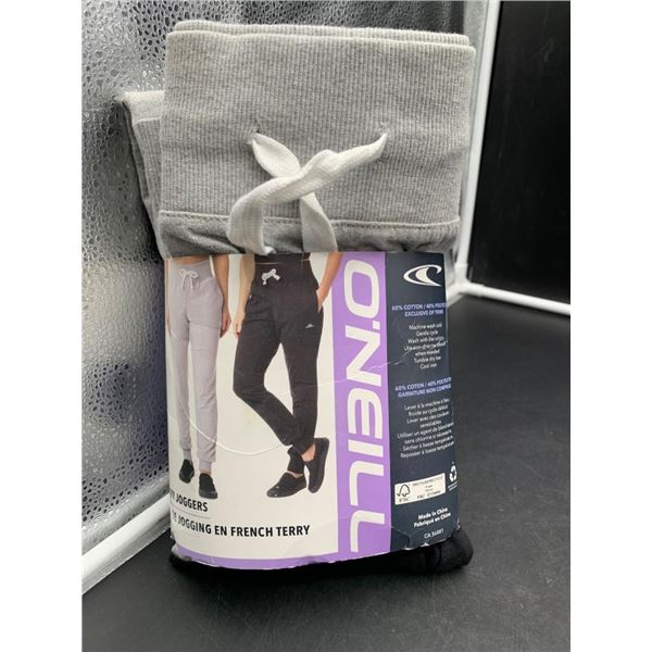 O’Neill Women’s French Terry Joggers Pack, Black and Gray, Size M