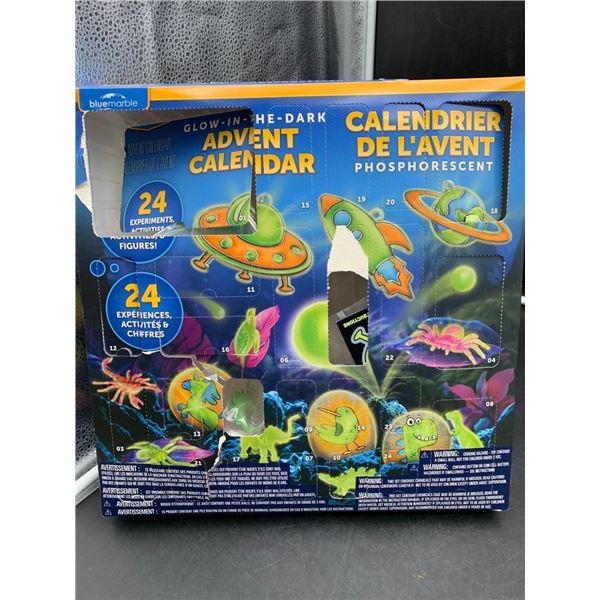 Glow-in-the-Dark Advent Calendar with 24 Educational Figures by Blue Marble