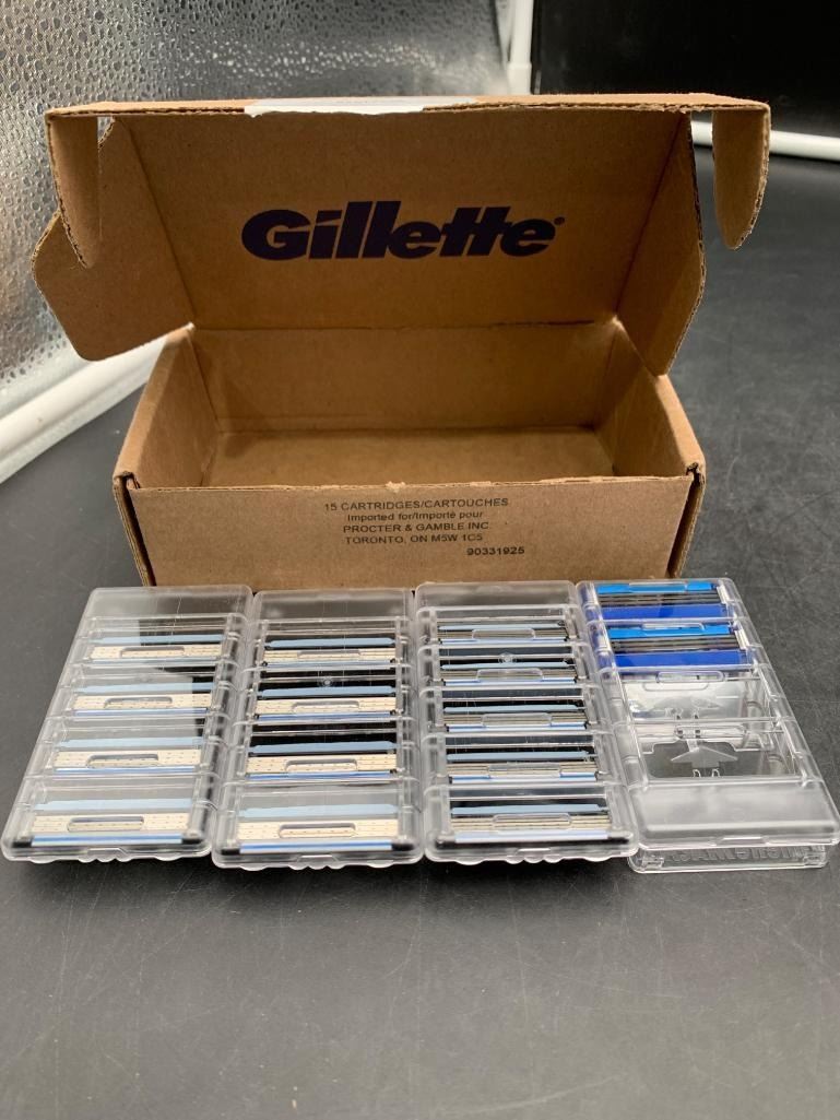 Gillette Razor Subparts Box of Gillette Replacement Razor Blades