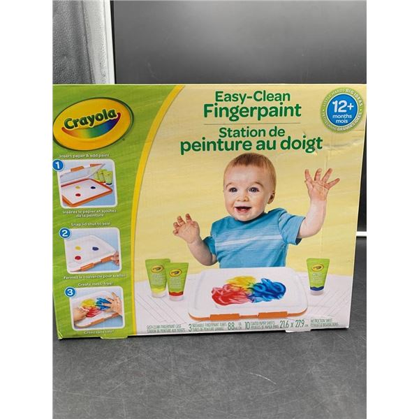 Crayola Easy-Clean Fingerpaint Set for 12+ Months