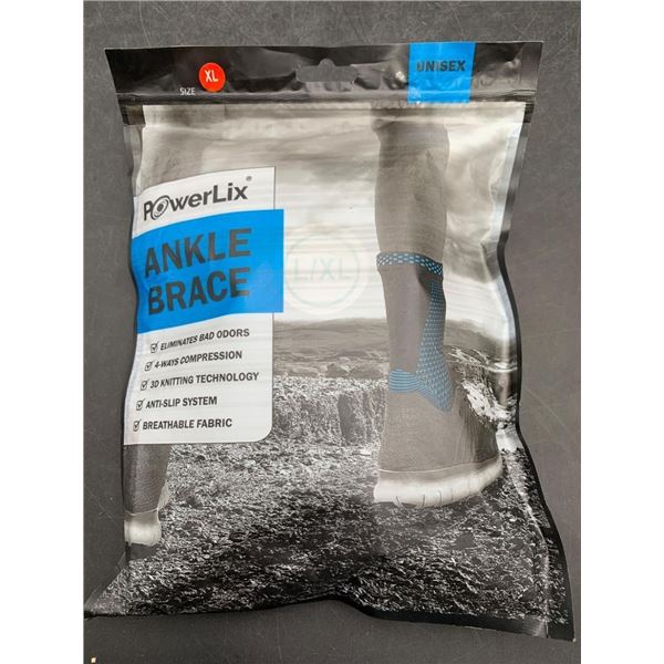 Powerlix Unisex XL Ankle Brace Compression Sleeve